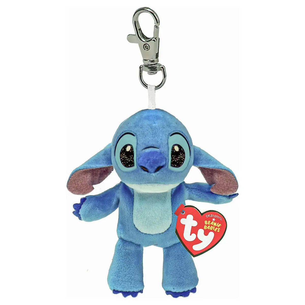 Ty Beanie Babies Disney Stitch Key Clip 12Cm Soft Toy 1