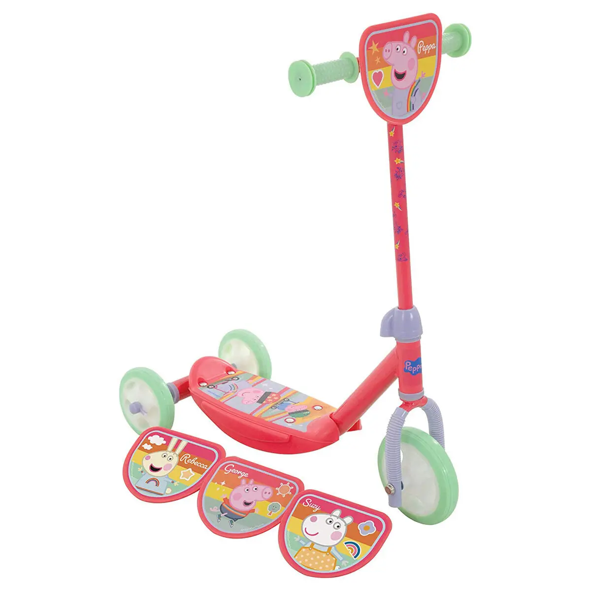 Peppa Pig Switch It Tri-Scooter With 4 Character Plaques 1