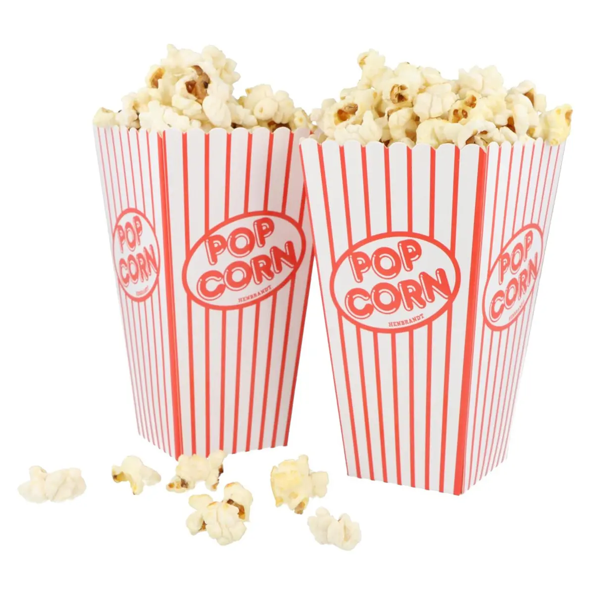 Henbrandt Popcorn Boxes Red And White (10 Pack) 1