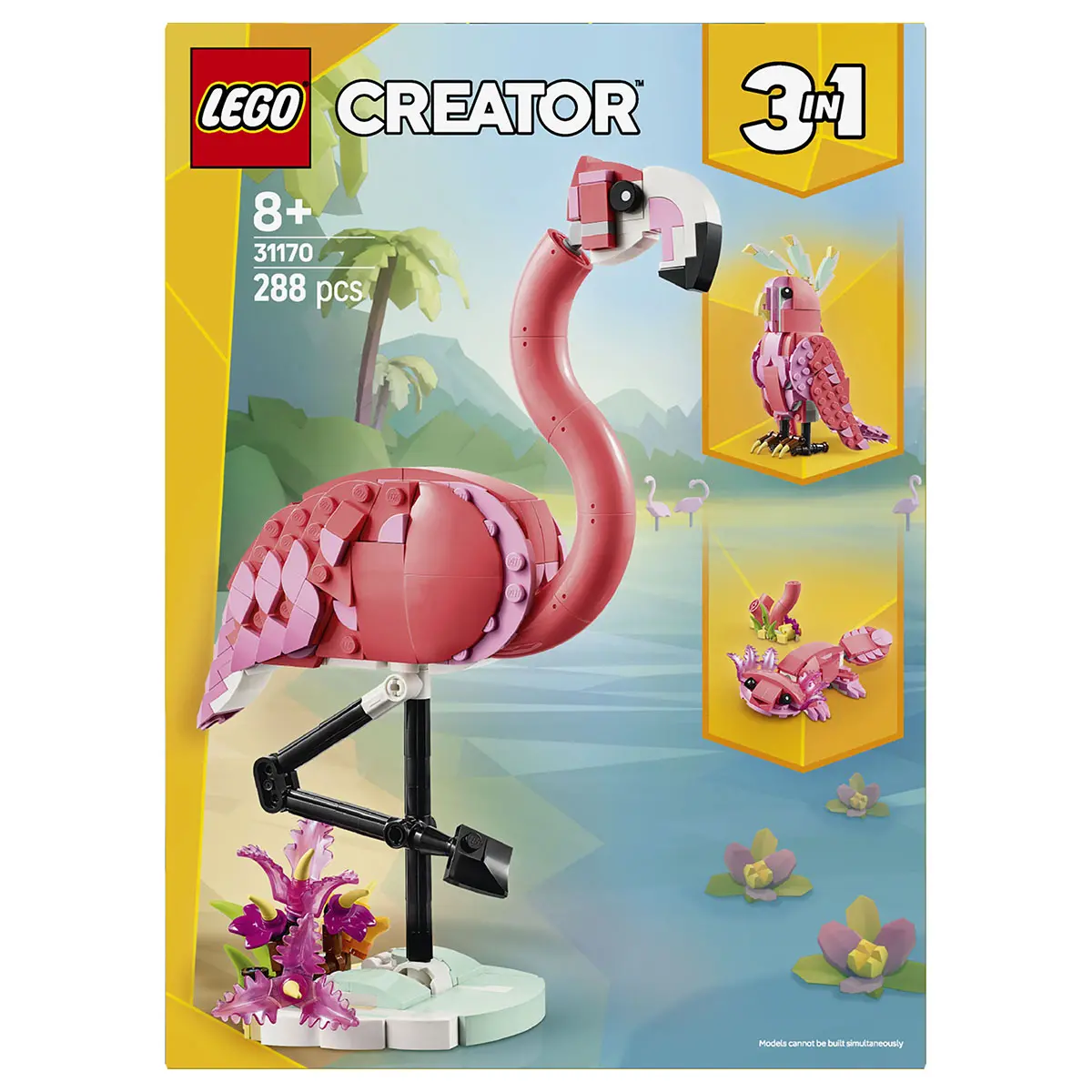 Lego Creator 3-In-1 Pink Flamingo 31170 Building Set 1