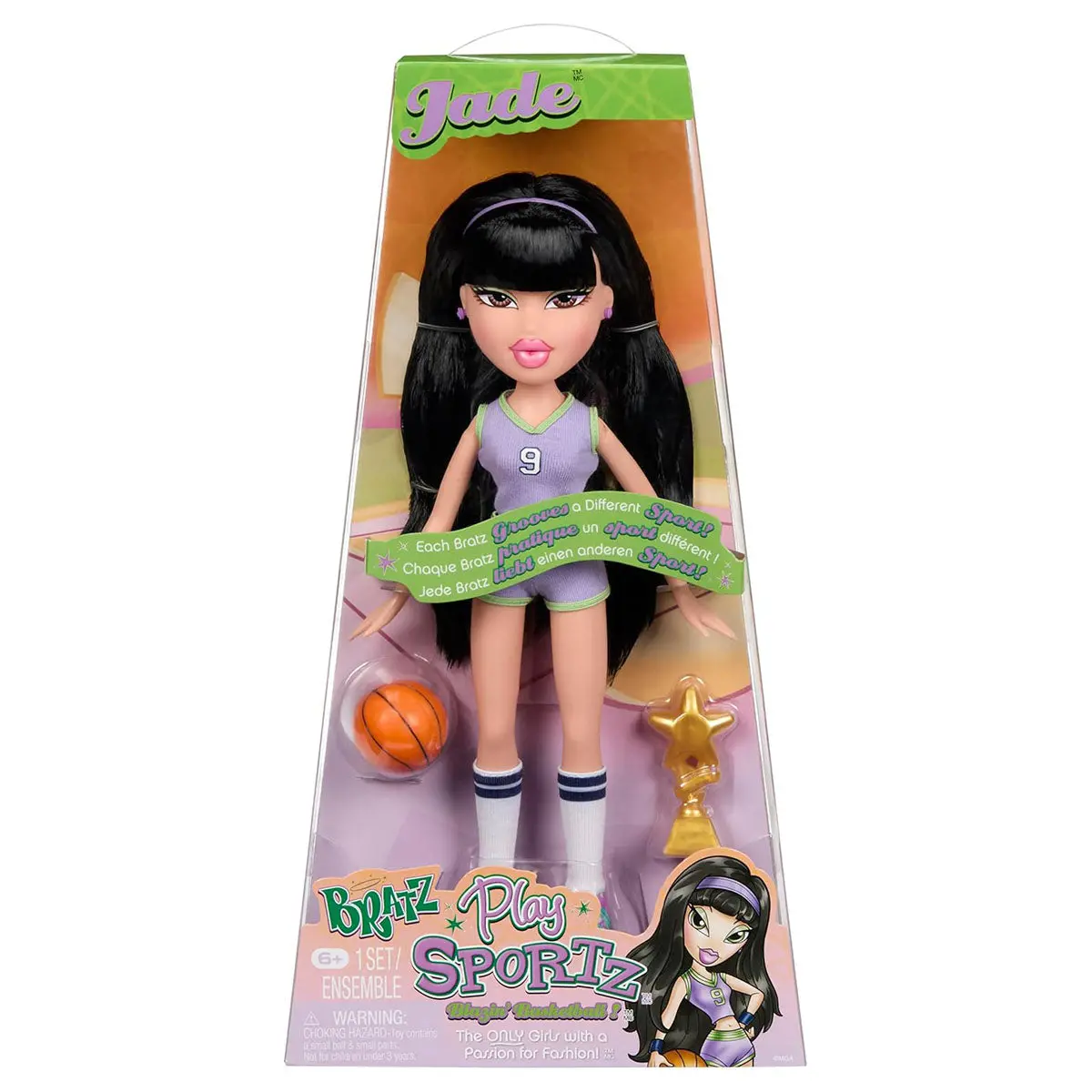 Bratz Play Sportz Blazin' Basketball Jade Doll 1