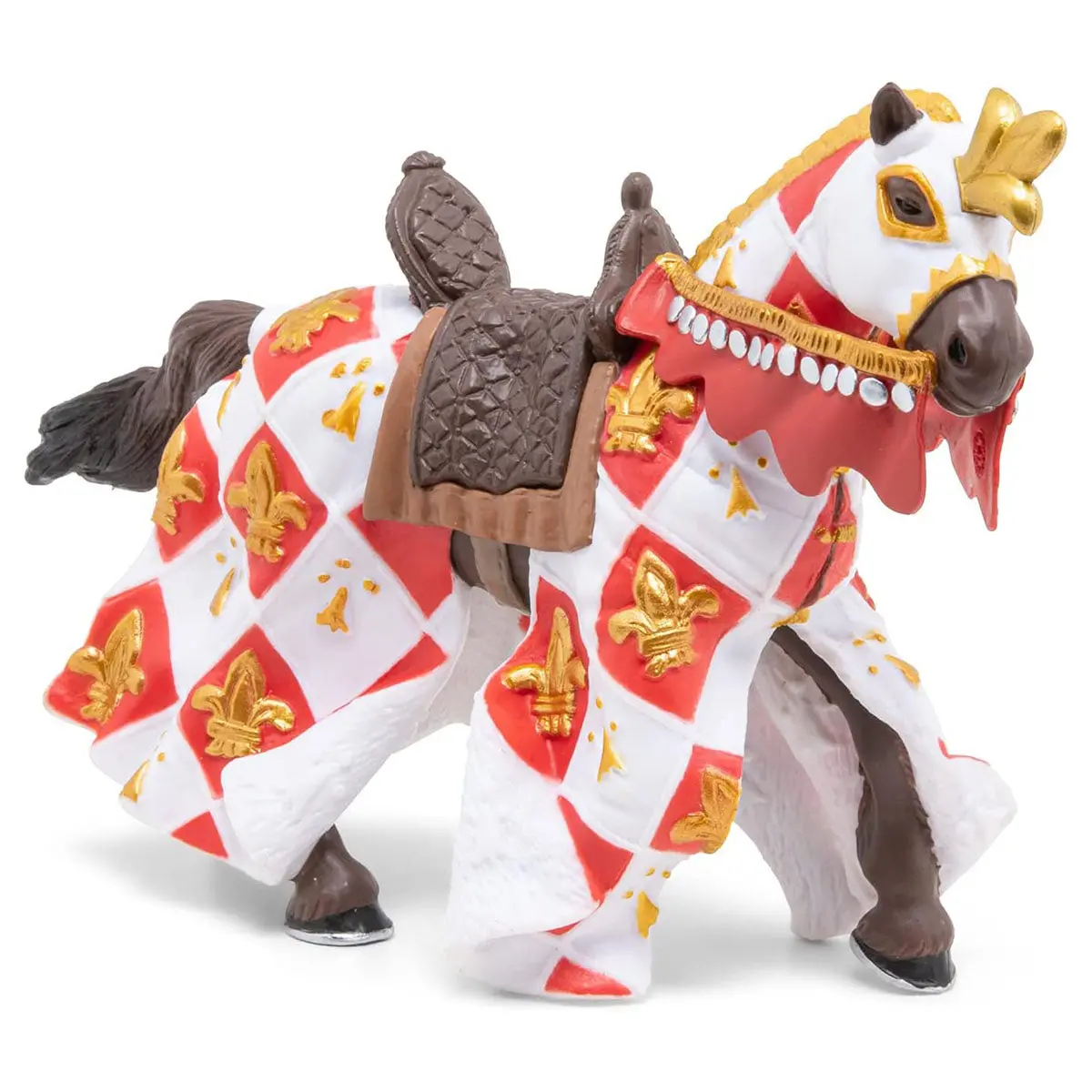 Papo White Horse Fleur-De-Lys Figure 1