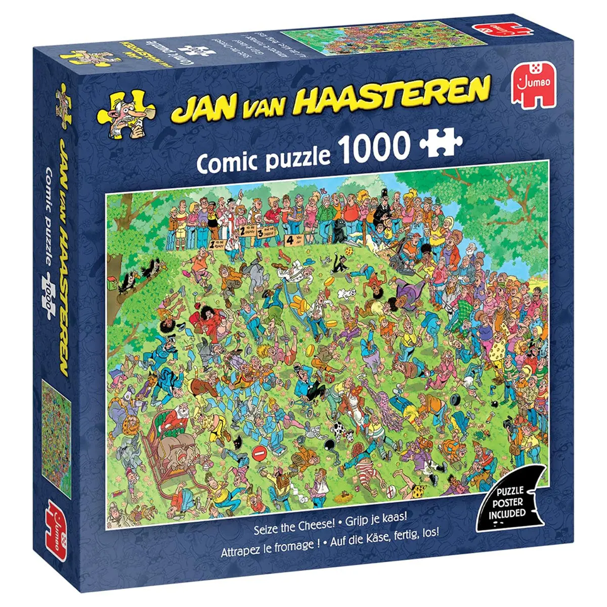 Jan Van Haasteren Seize The Cheese! 1000 Piece Jigsaw Puzzle 1
