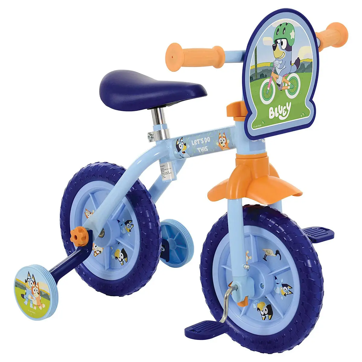 Bluey 2-In-1 10" Training Bike 1