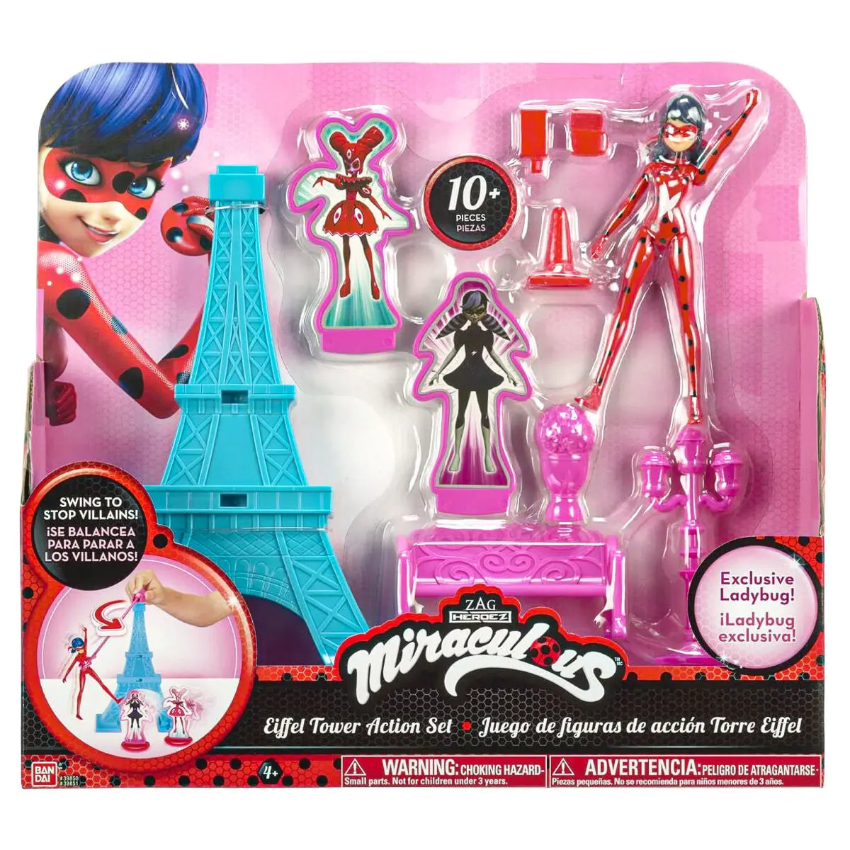 Miraculous Eiffel Tower Action Set 1