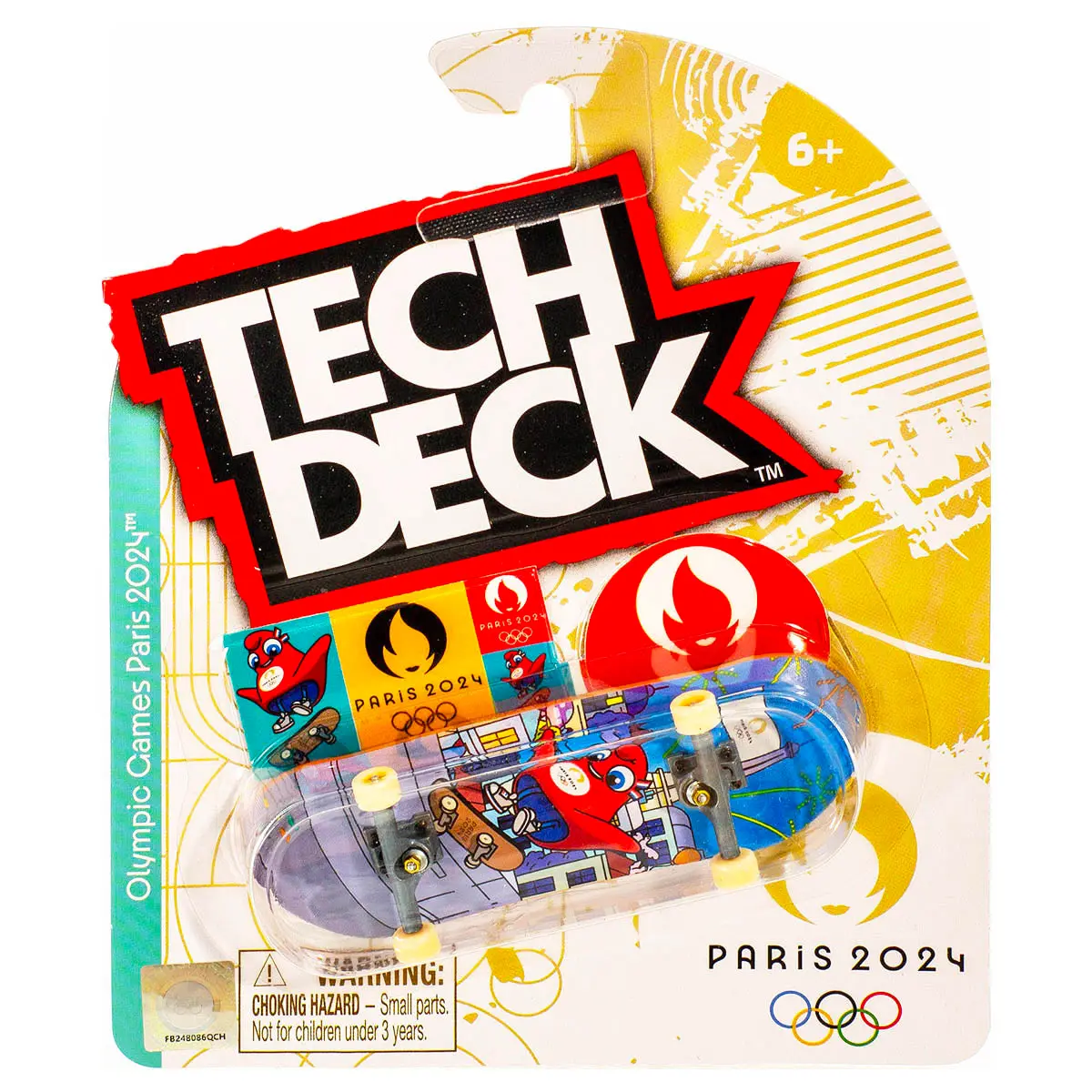 Tech Deck Olympic Games Paris 2024 'Paris Mascot' 96Mm Fingerboard 1