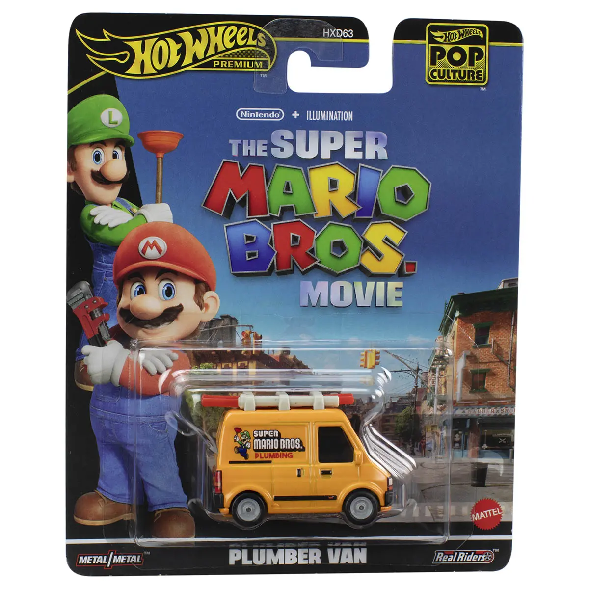 Hot Wheels Pop Culture: The Super Mario Bros Movie Plumber Van 1