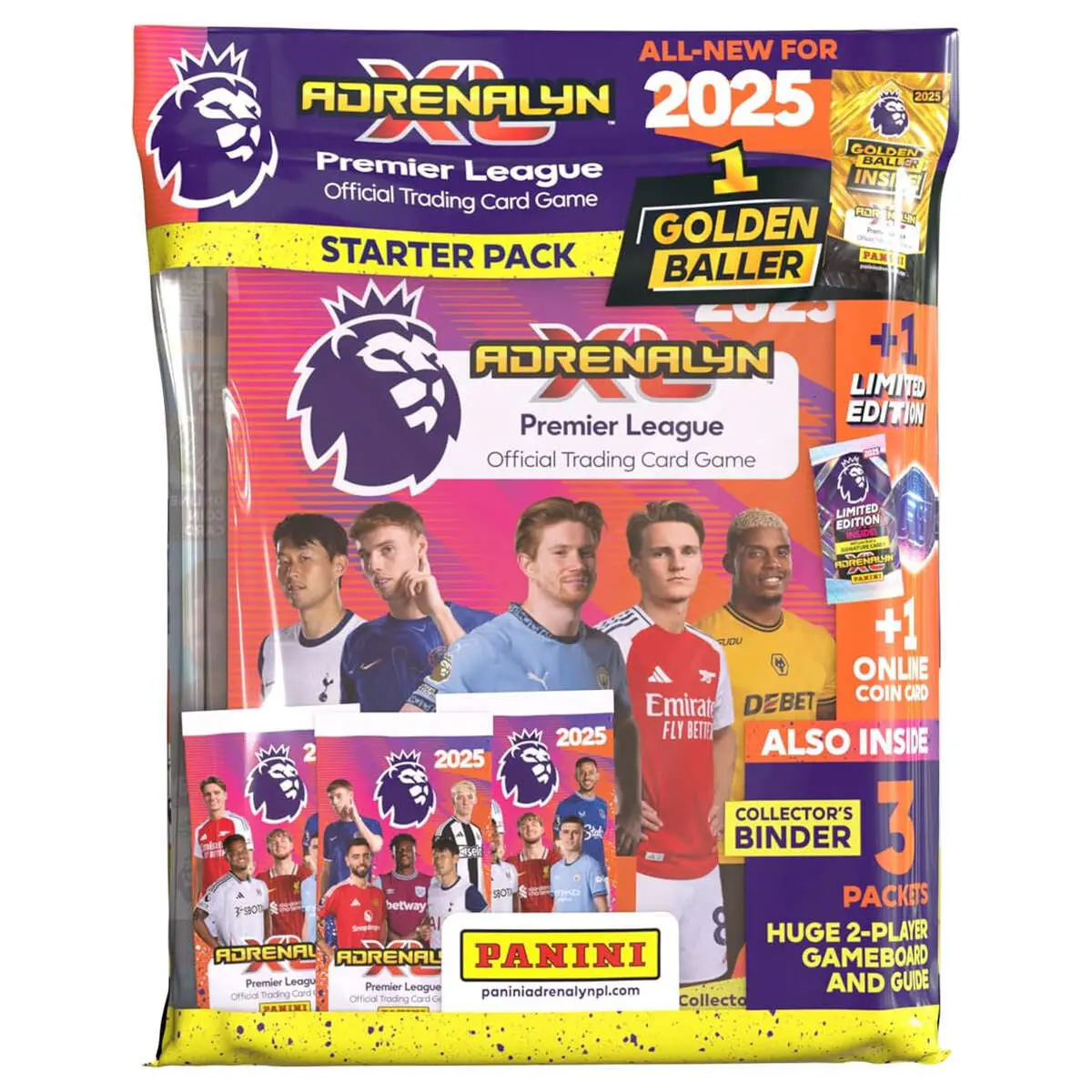 Panini Premier League 2024/25 Adrenalyn Xl Official Trading Cards Starter Pack 1