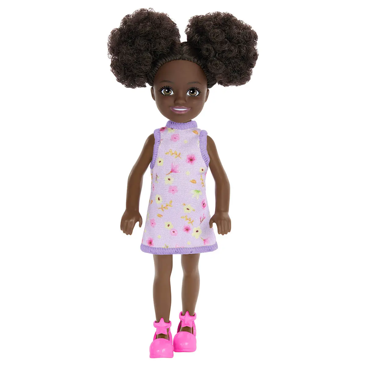 Barbie Chelsea Small 14Cm Doll In Purple Floral Dress 2