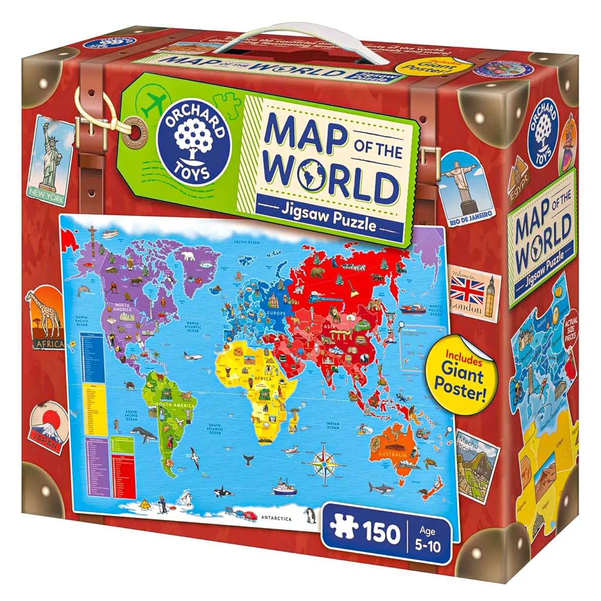 Orchard Toys World Map Jigsaw Puzzle 1