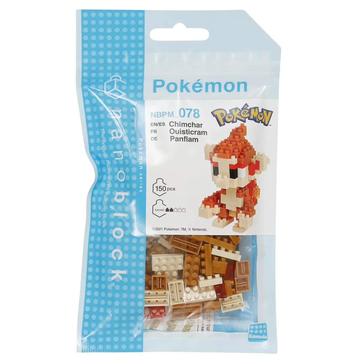 Nanoblock Pokémon: Chimchar Micro-Sized Building Set 1