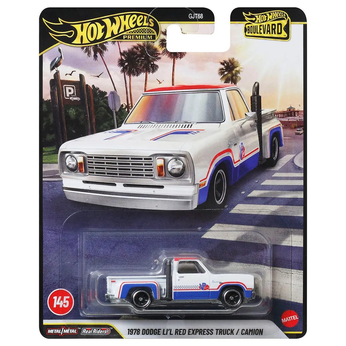 Hot Wheels Boulevard 1978 Dodge Lil Red Express Truck #145 1