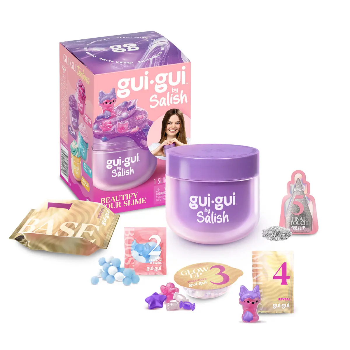 Gui Gui By Salish Beautify Your Slime Purple Kit 1