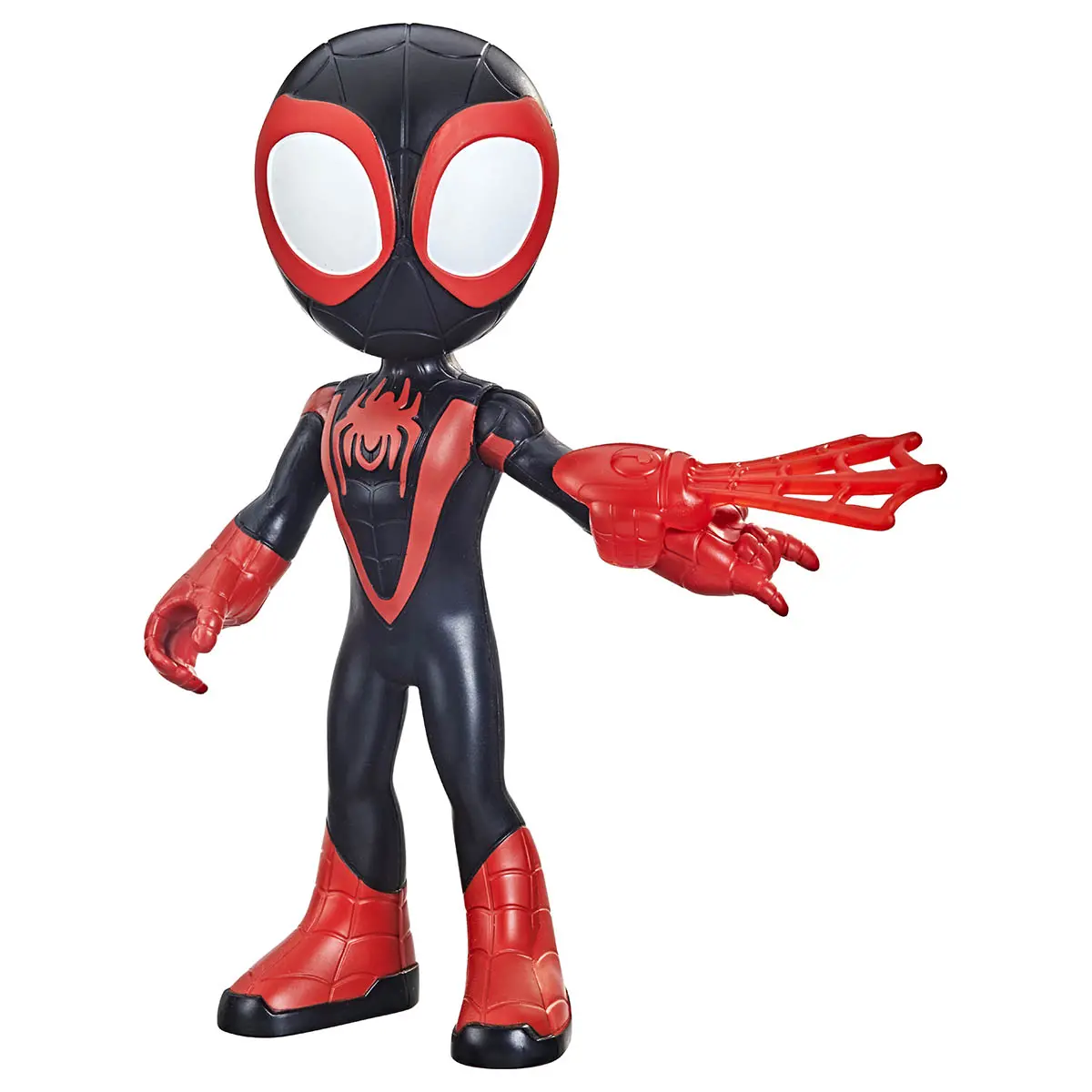 Marvel Spidey And His Amazing Friends Supersized Miles Morales: Spider-Man 9" Figure 2