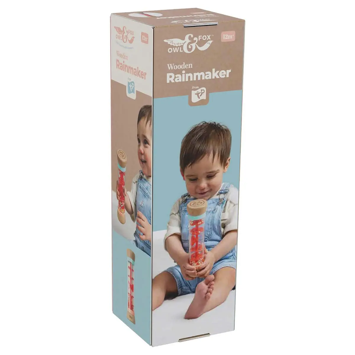 Wooden Rainmaker - Owl & Fox 1