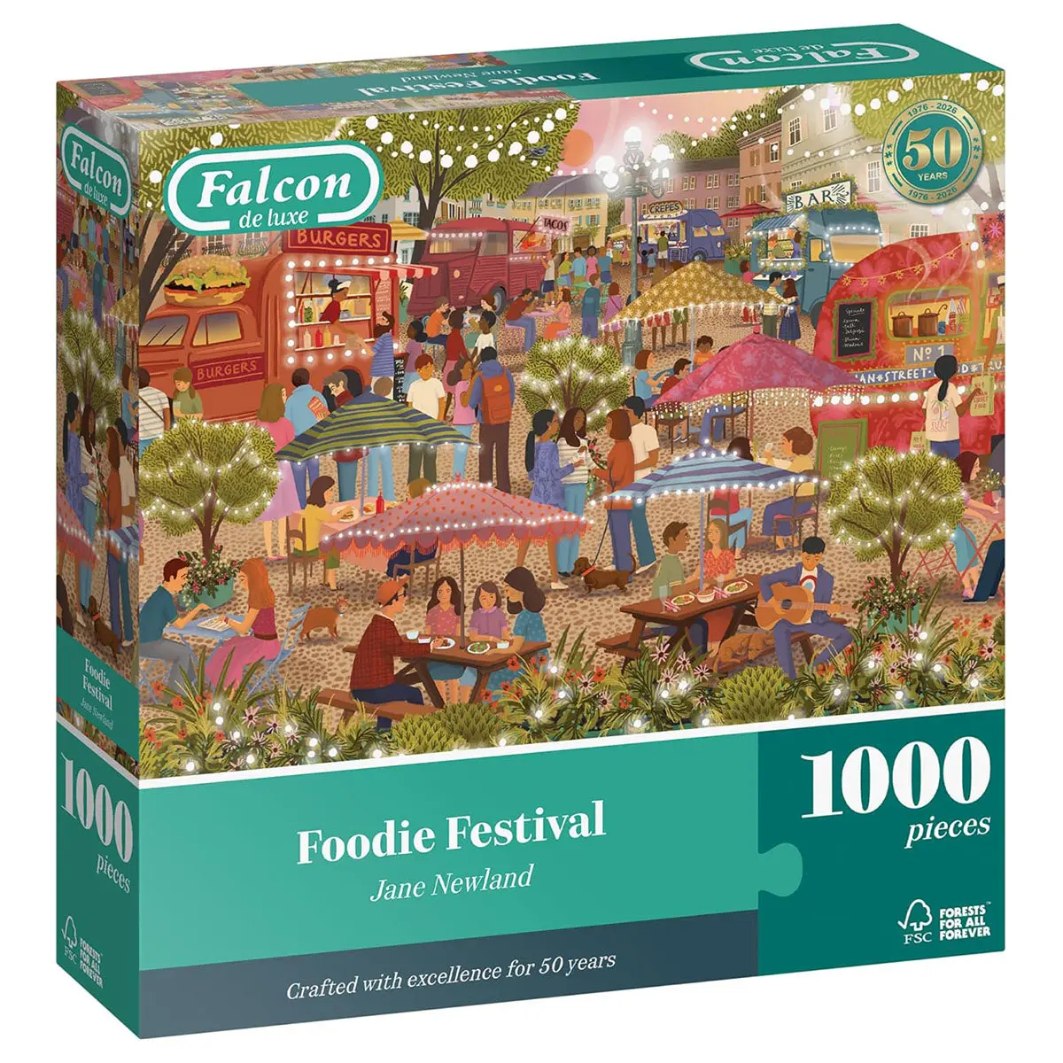 Falcon De Luxe Foodie Festival 1000 Piece Jigsaw Puzzle 1