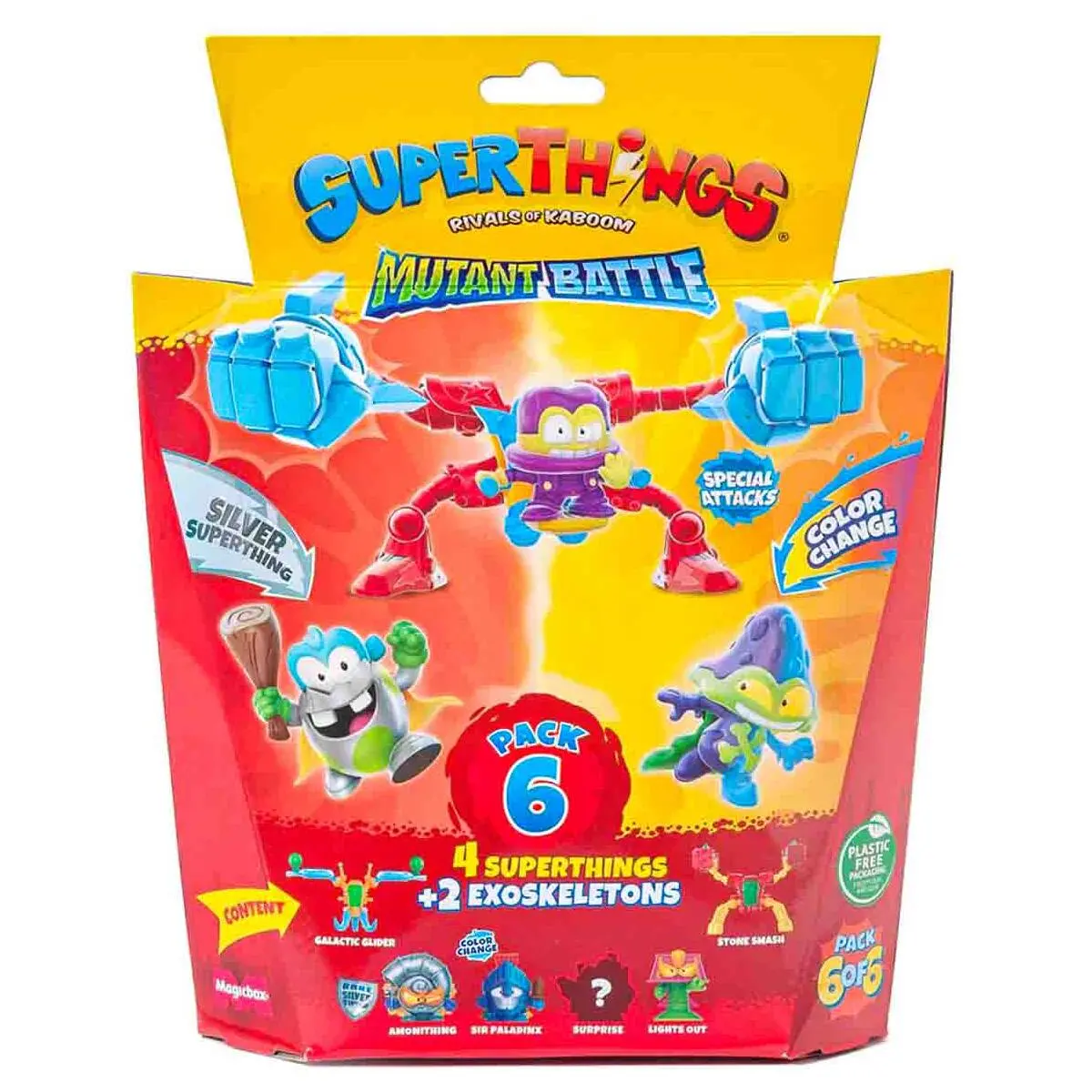 Superthings Rivals Of Kaboom Mutant Battle Figures 6 Pack (6/6) 1