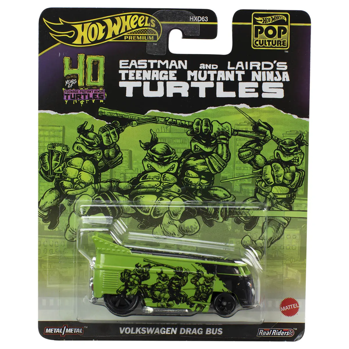 Hot Wheels Pop Culture: Teenage Mutant Ninja Turtles Volkswagen Drag Bus 1