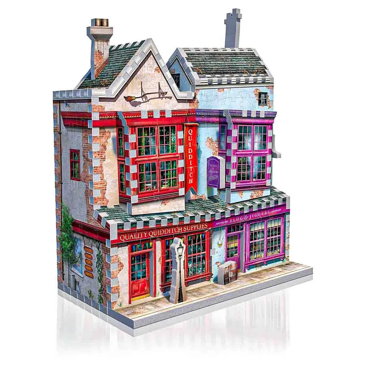 Wrebbit 3D Harry P:Otter: Diagon Alley Collection: Quidditch Supplies & Slug & Jiggers 305 Piece Puzzle 2