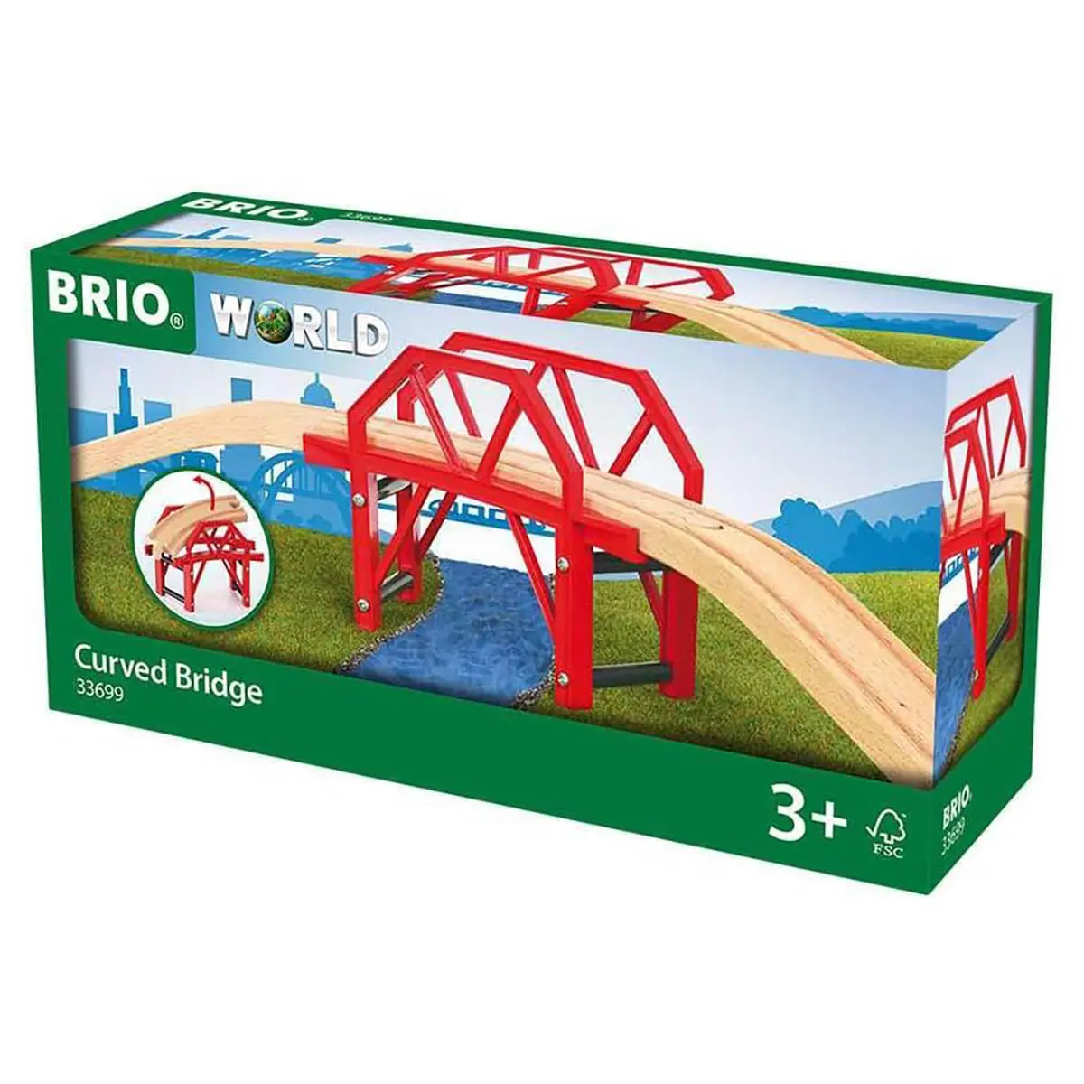 Brio World: Curved Bridge Set 1