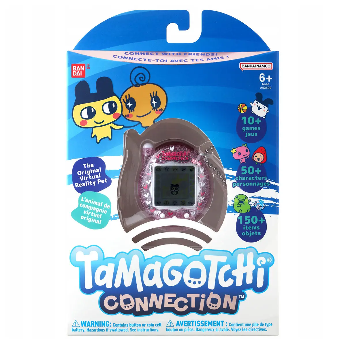 Tamagotchi Connection Pink Glitter Virtual Reality Pet 1