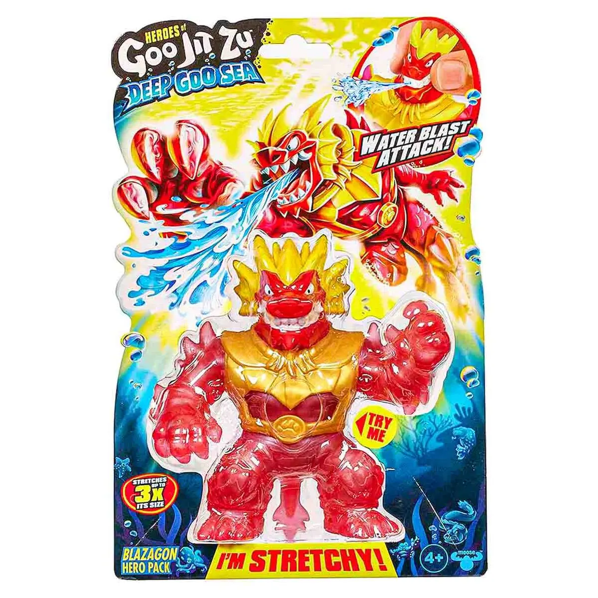 Heroes Of Goo Jit Zu Deep Goo Sea Blazagon Stretch Figure 1