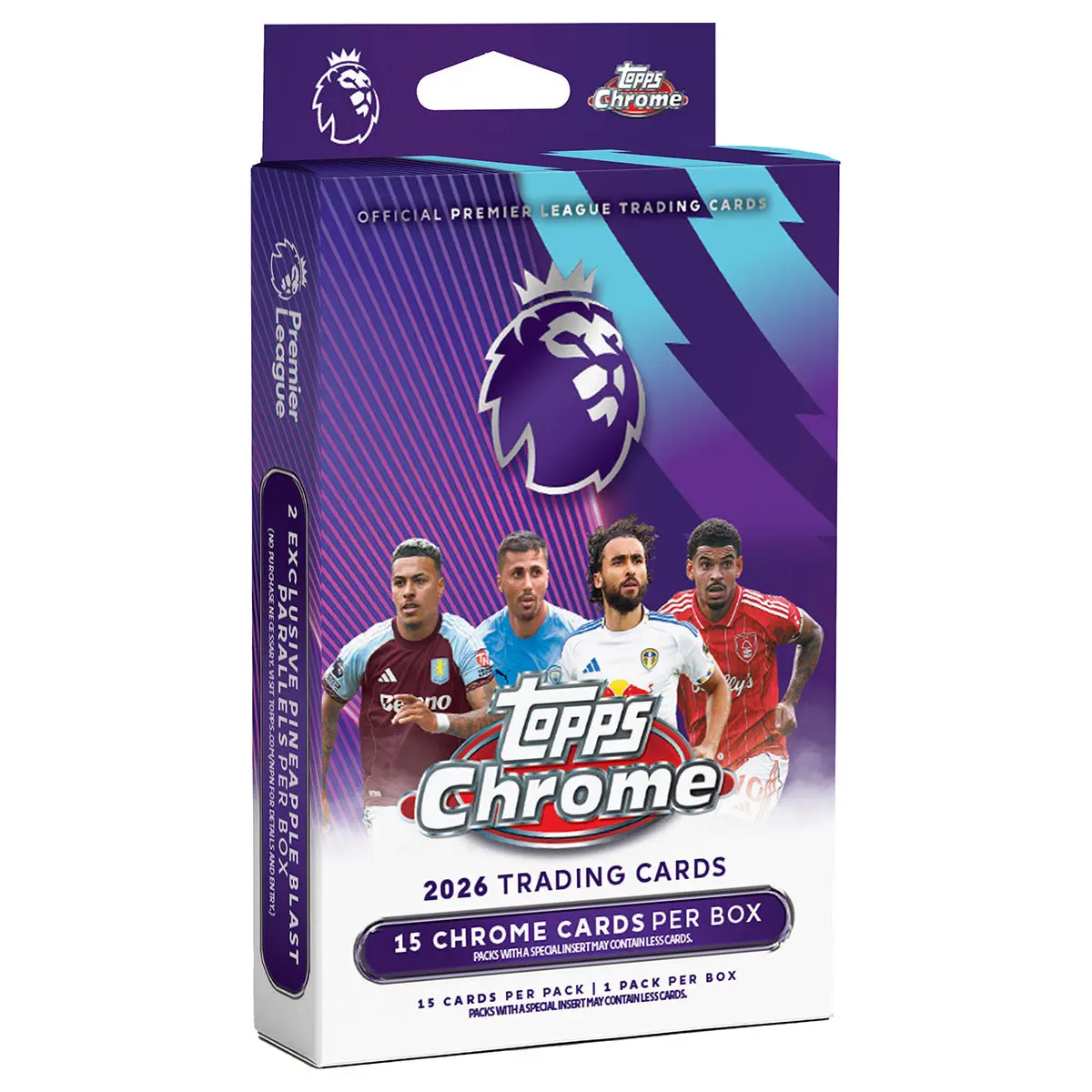 Topps Chrome 2026 Premier League Trrading Cards Hanger Pack 1