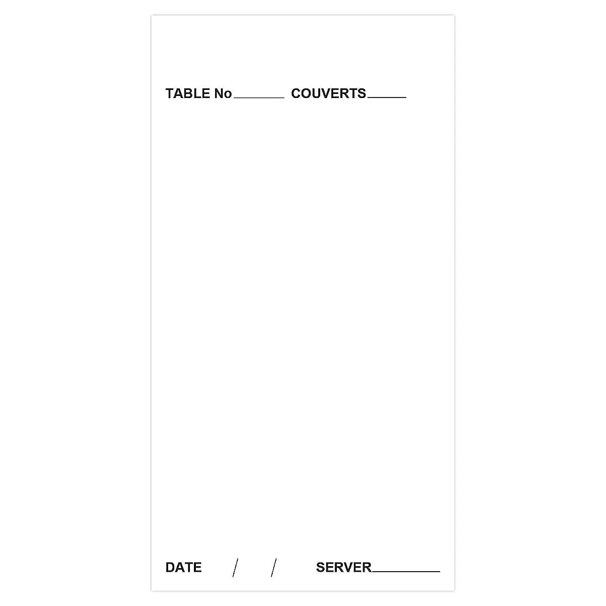 Silvine Carbonless Restaurant Duplicate Pad 2