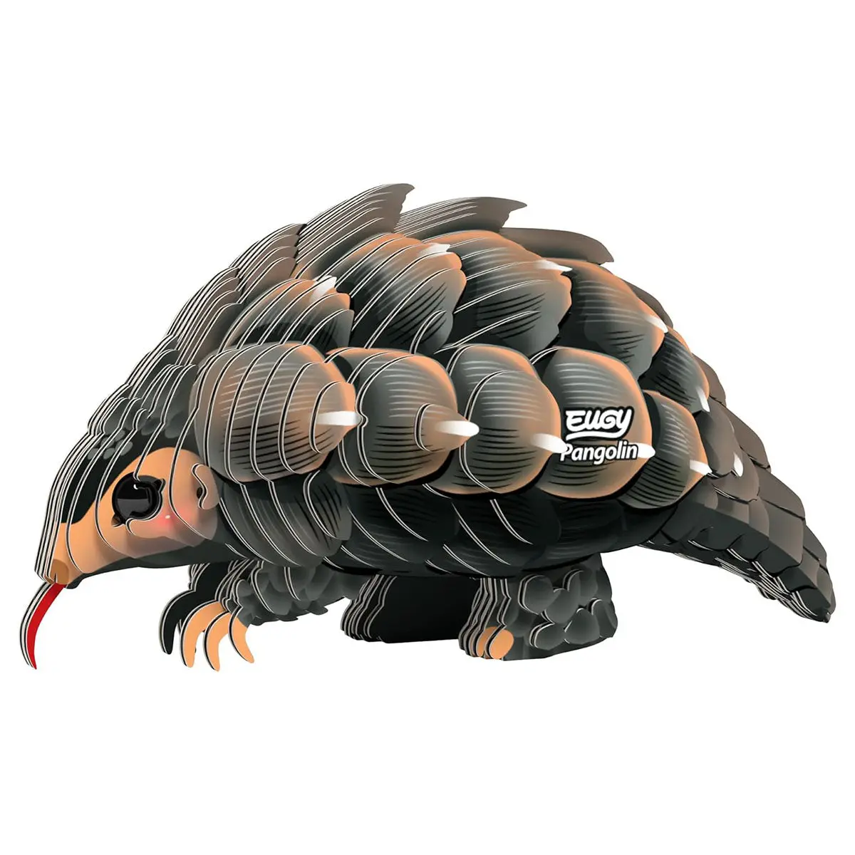 Eugy Pangolin 3D Cardboard Model Kit 1