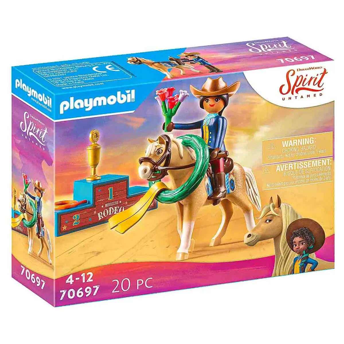 Playmobil Dreamworks Spirit: Untamed Rodeo Pru Playset 1