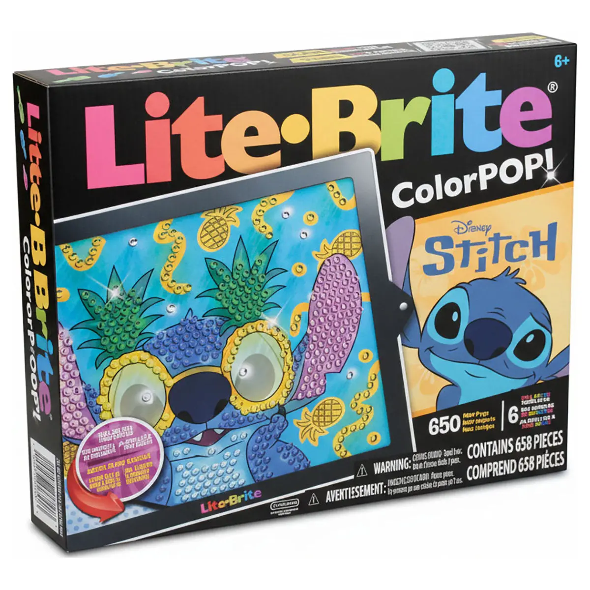 Lite Brite Colourpop Stitch Light-Up Creative Play 1