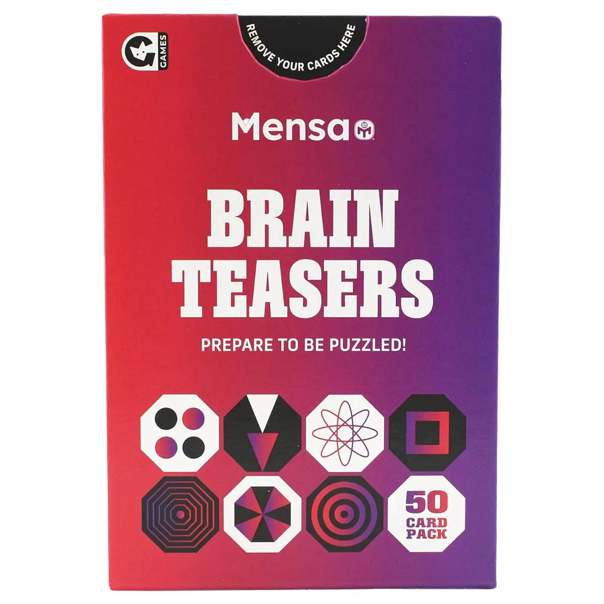 Mensa Brain Teasers Card Game 1