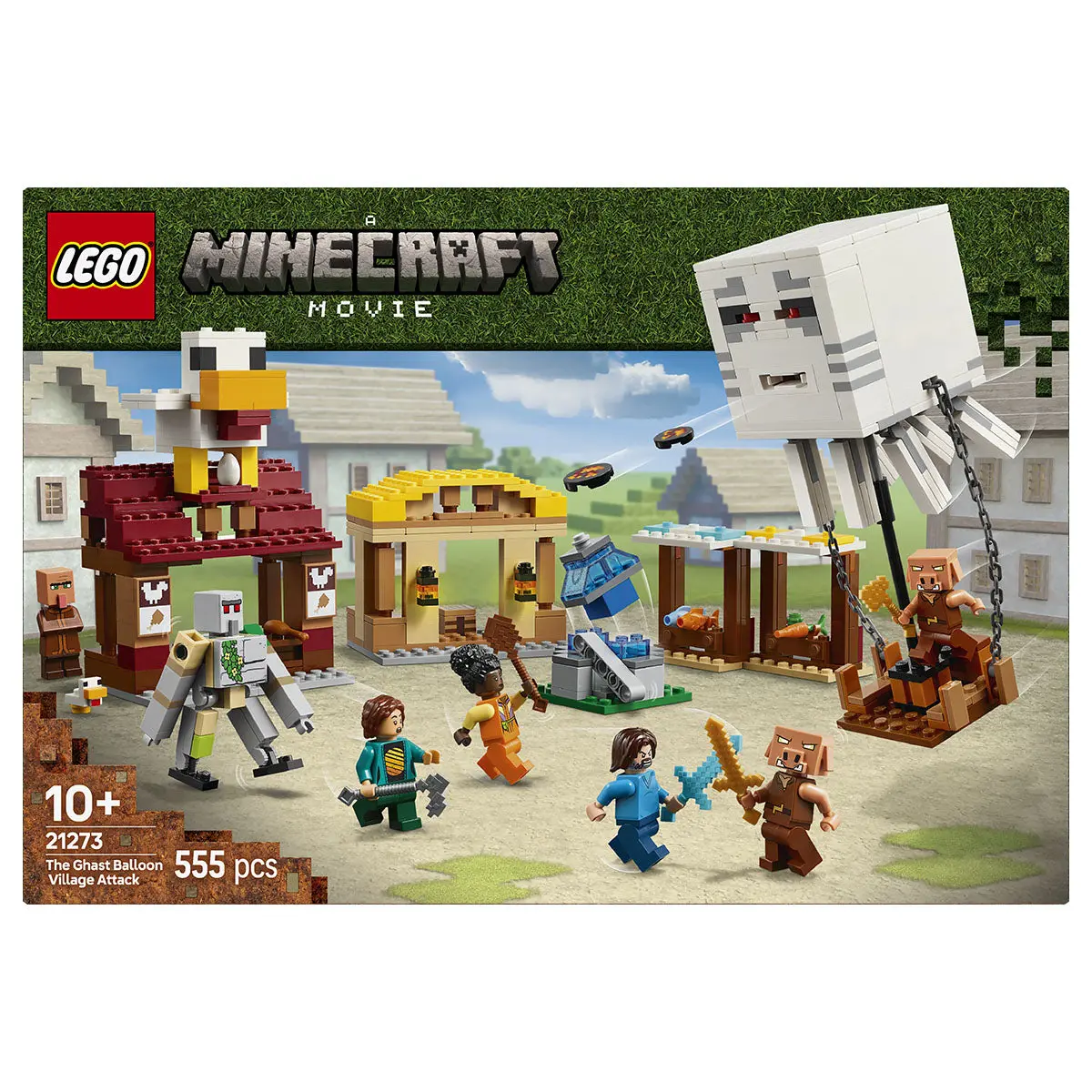 Lego Minecraft The Ghast Balloon Village Attack Building Set 1