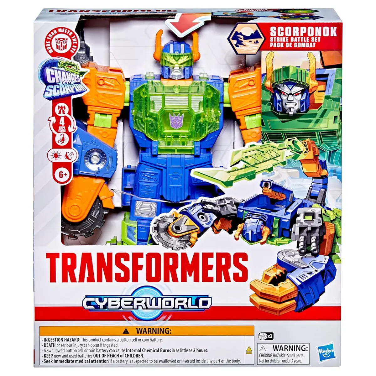 Transformers Cyberworld Scorponok Strike Battle Set 1