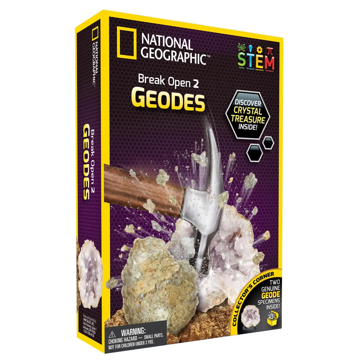 National Geographic Break Open 2 Real Geode 1