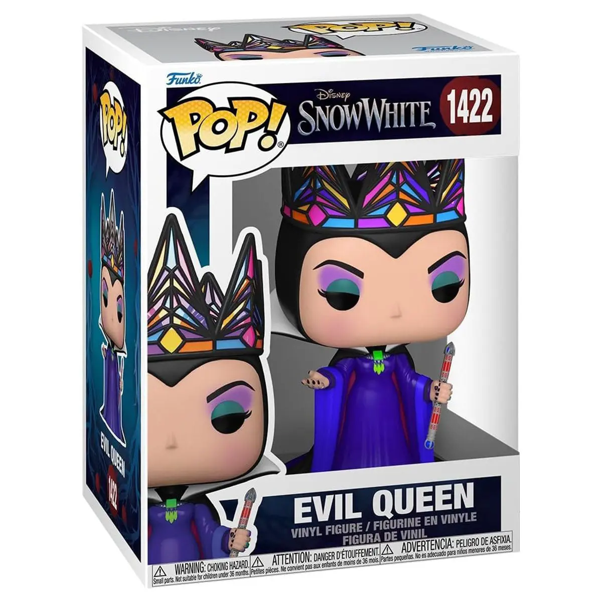 Funko Pop! Disney Snow White: Evil Queen Black Light Vinyl Figure #1422 1