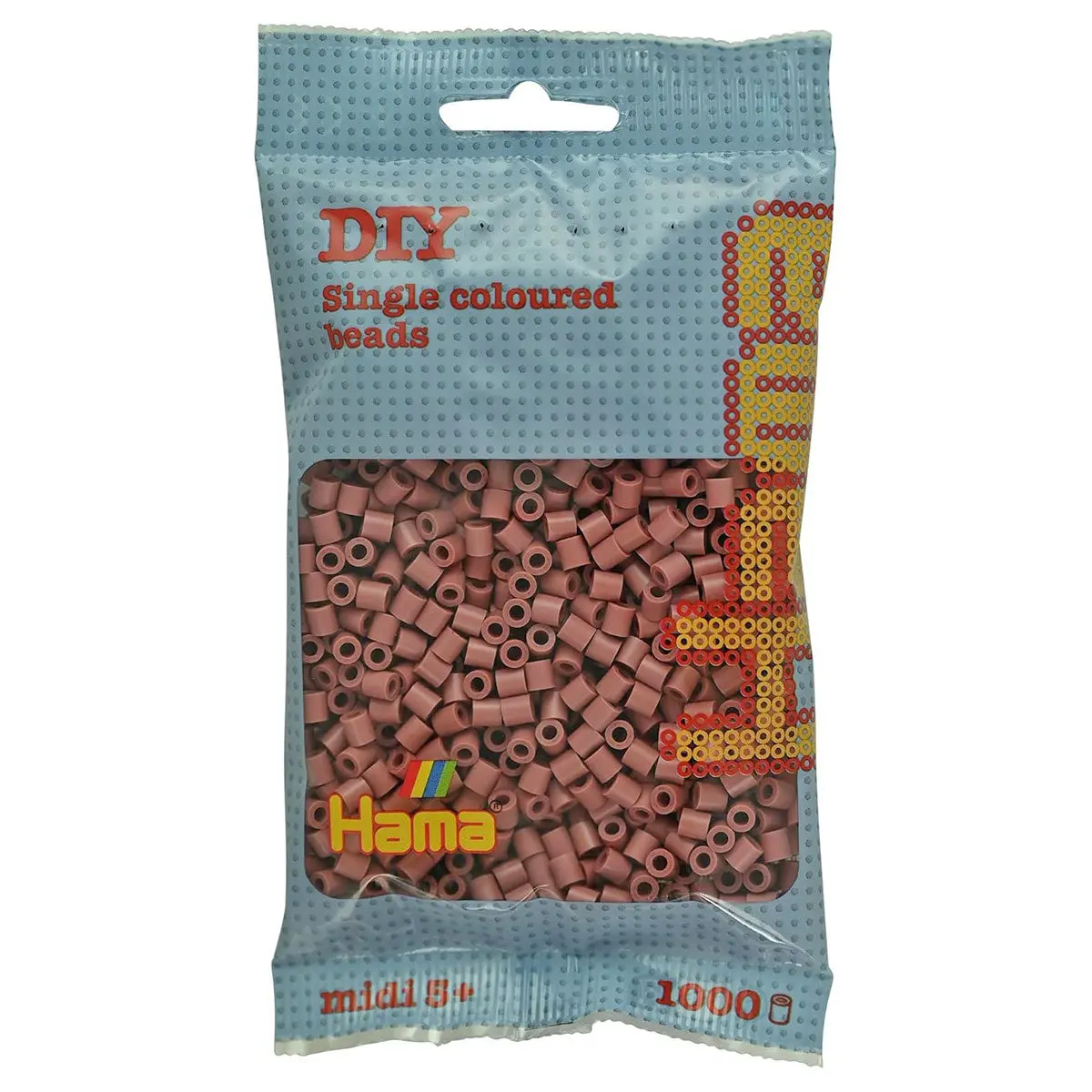 Hama Dark Blush Midi Beads (1000 Pack) 1