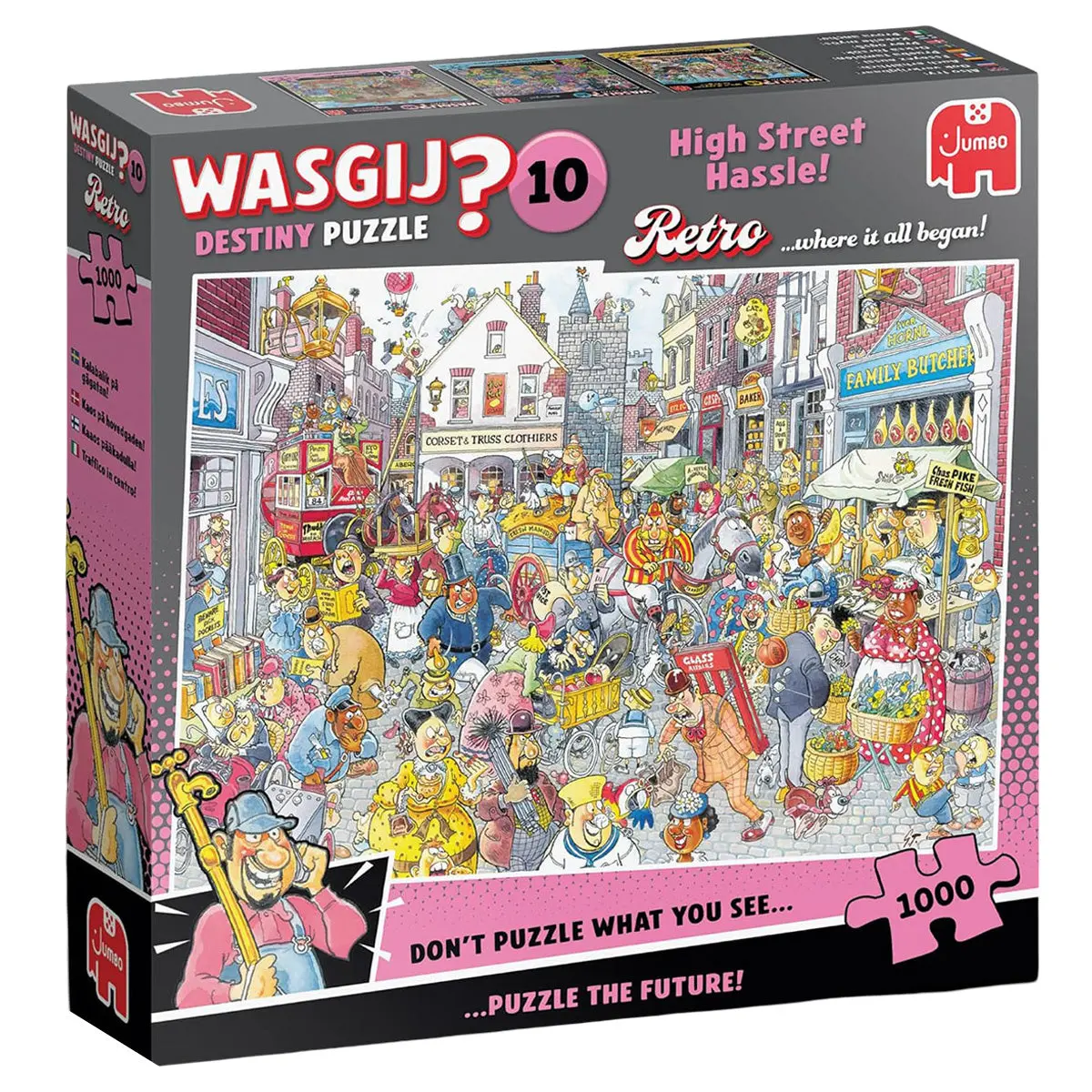 Wasgij Destiny Retro 10 High Street Hassle! 1000 Piece Jigsaw Puzzle 1