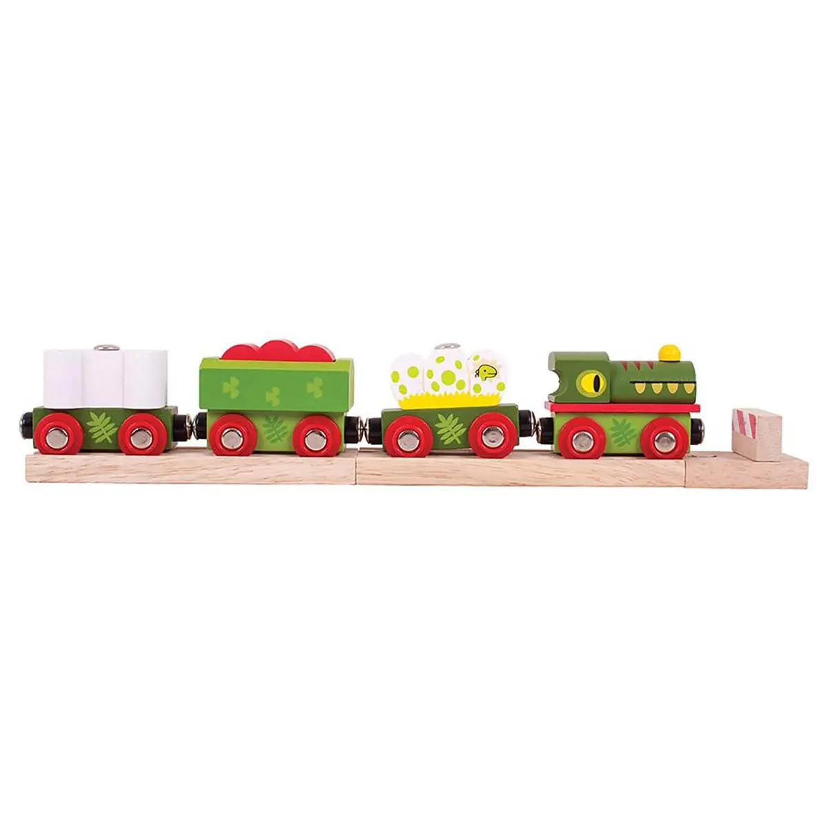 Bigjigs Rail Dinosaur Wooden Train 1