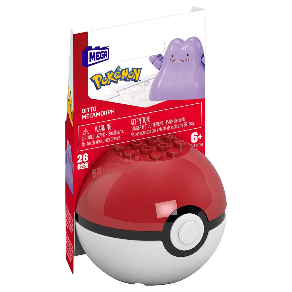 Mega Pokémon Ditto And Poké Ball Building Set 1