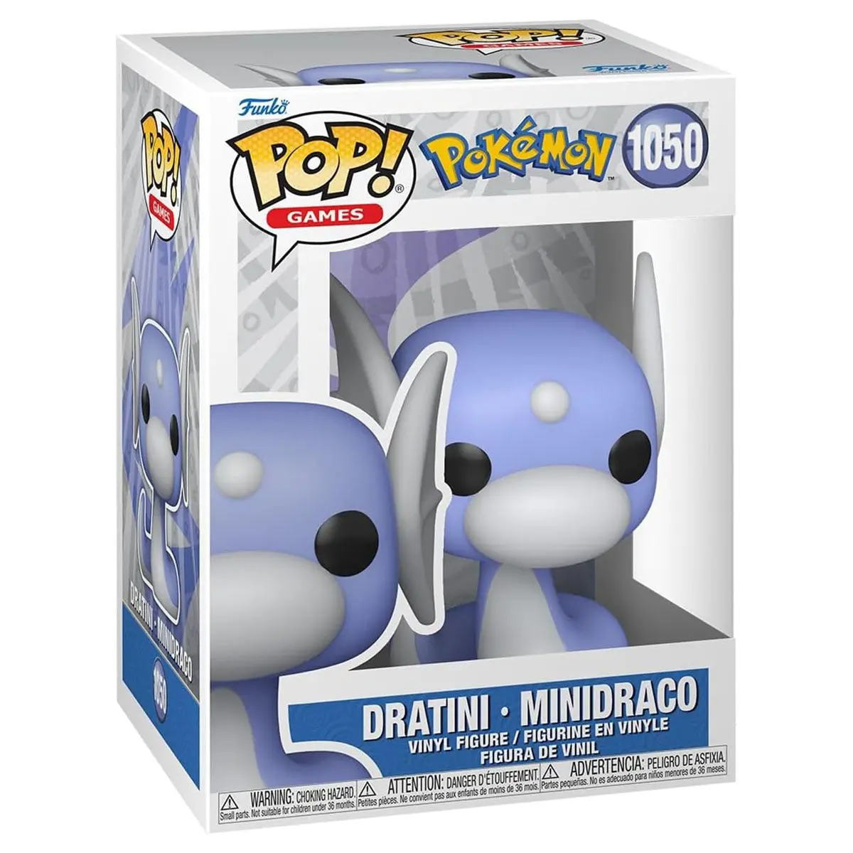 Funko Pop! Games: Pokémon: Dratini - Minidraco Vinyl Figure #1050 1