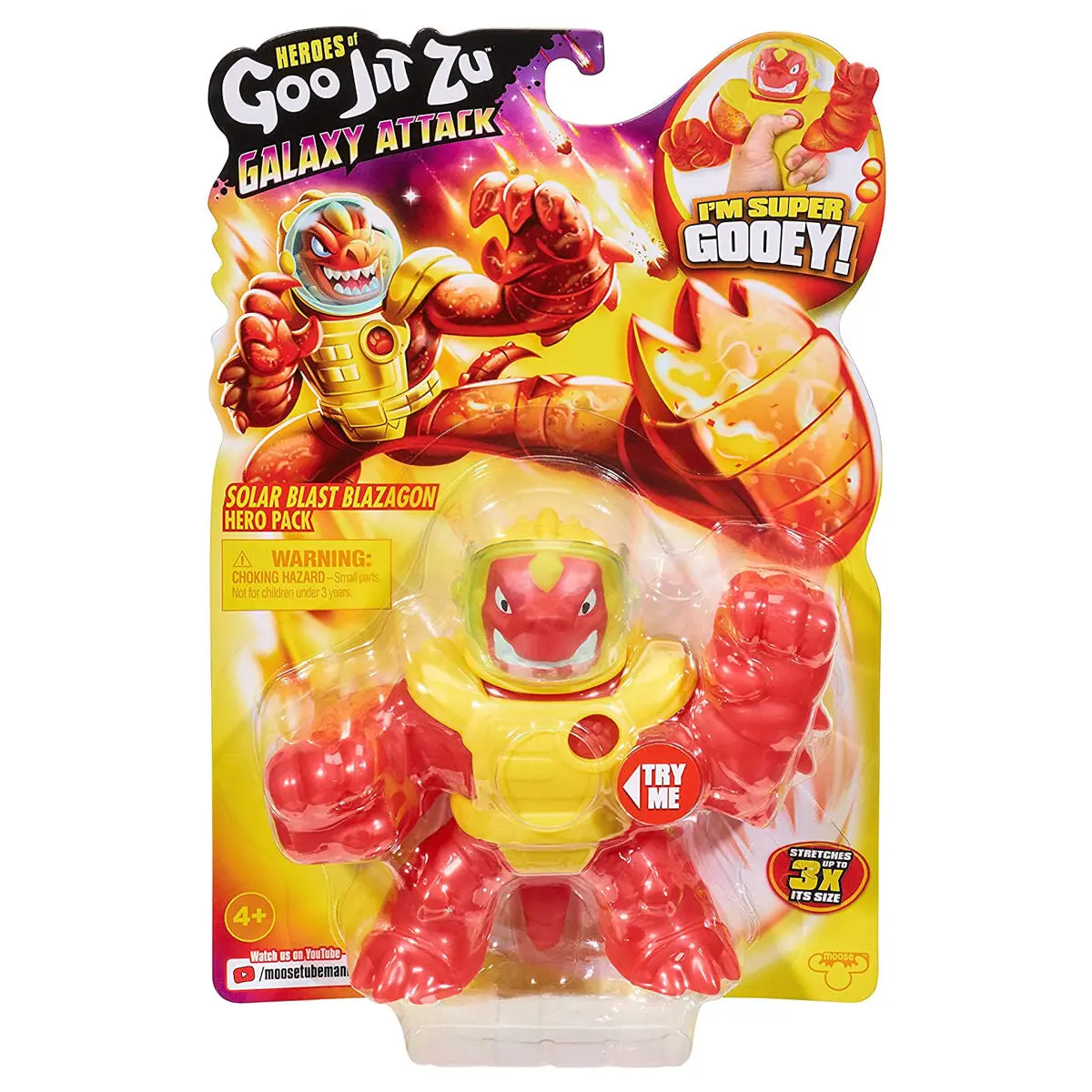 Heroes Of Goo Jit Zu Galaxy Attack Solar Blast Blazagon Stretch Figure 1