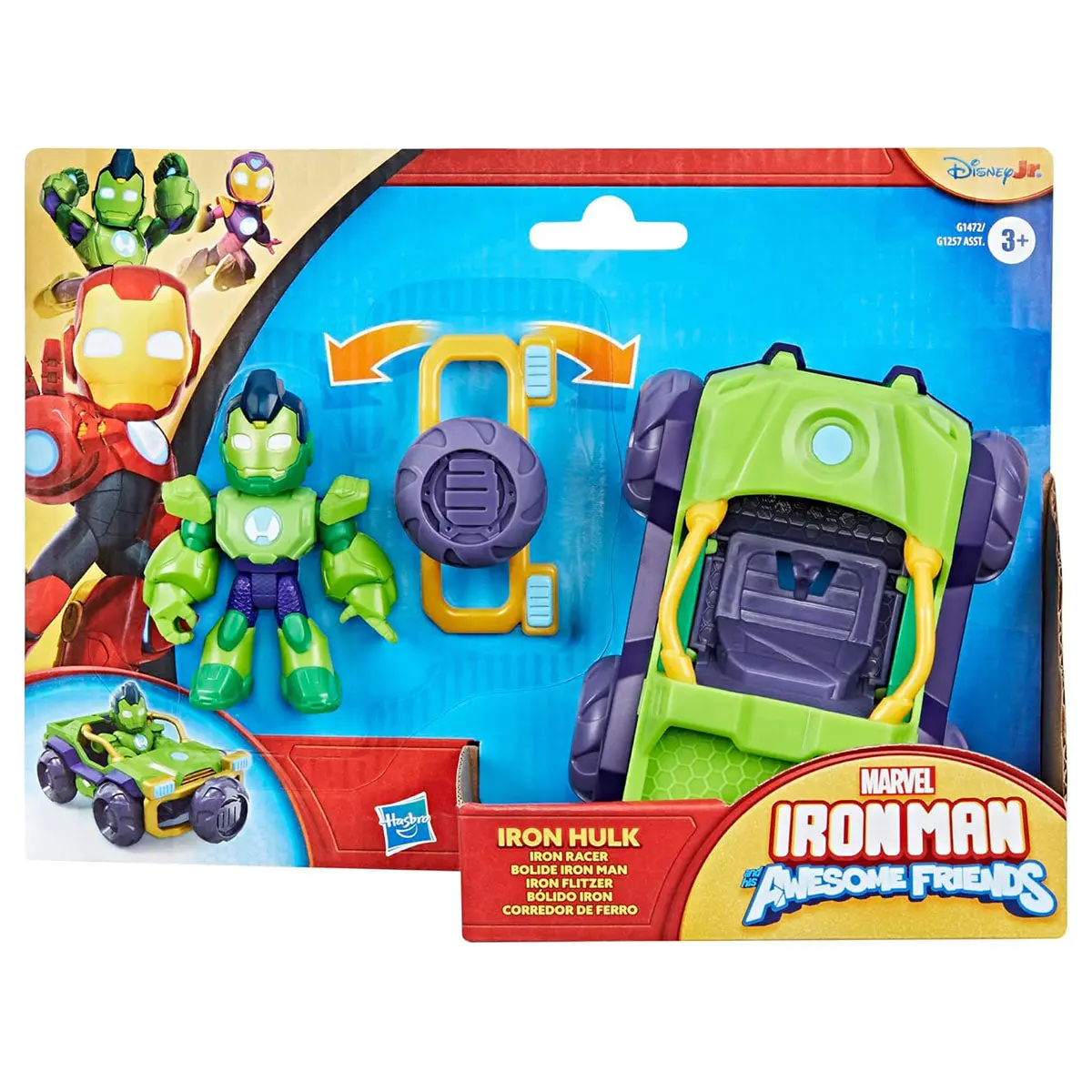 Marvel Iron Man And His Awesome Friends Iron Hulk Iron Racer 1