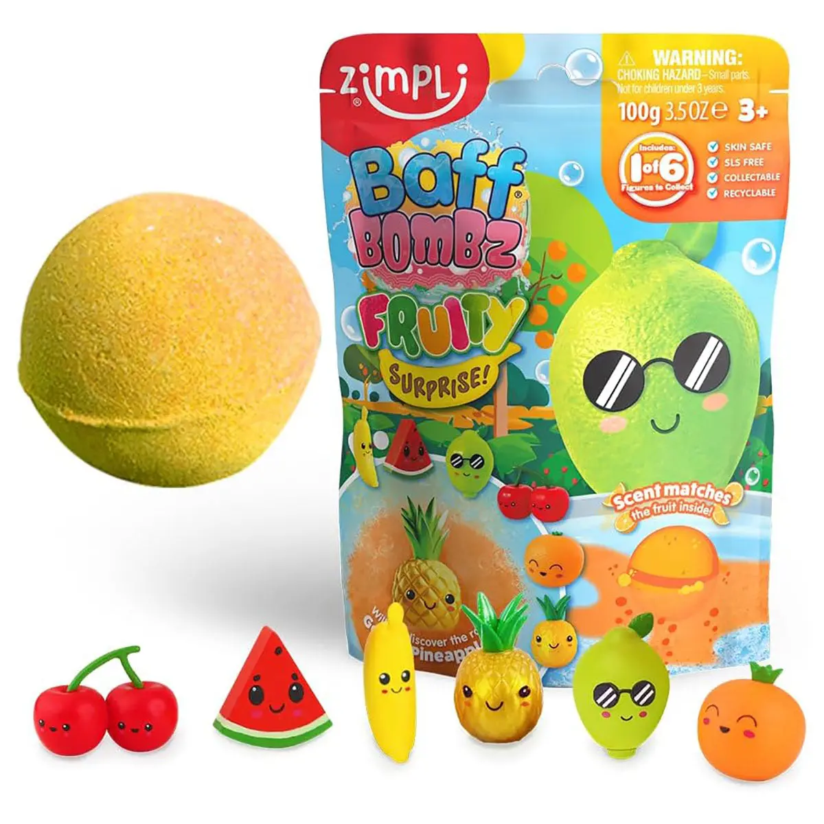 Zimpli Baff Bombz Fruity Surprise! Bath Fun 1