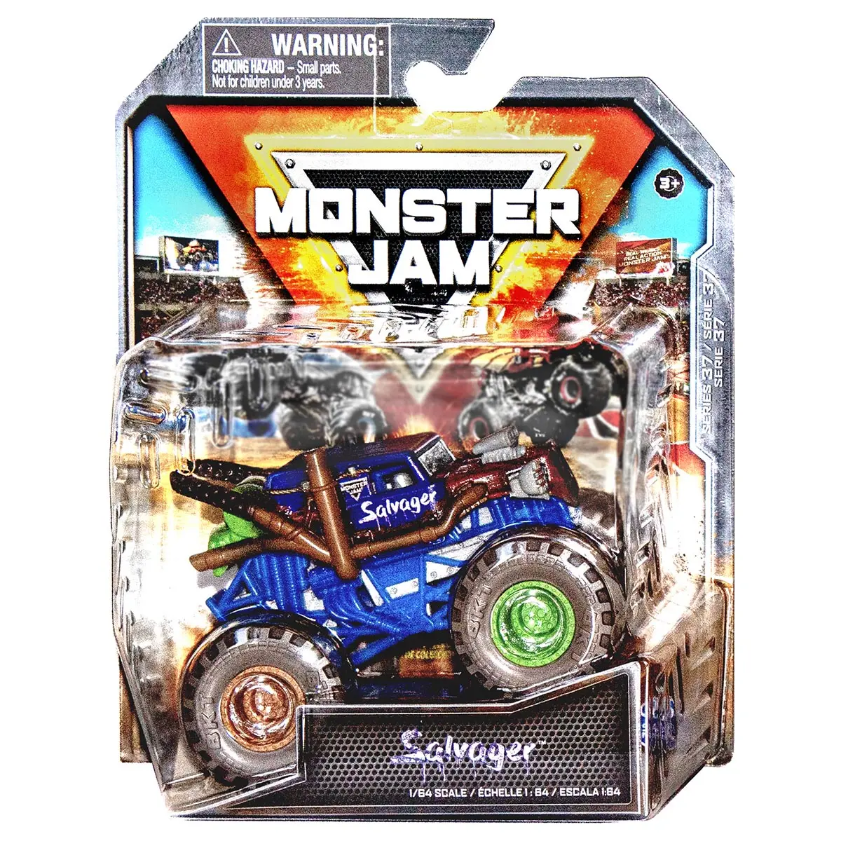 Monster Jam 'Salvager' Series 37 1:64 Scale Die-Cast Truck 1