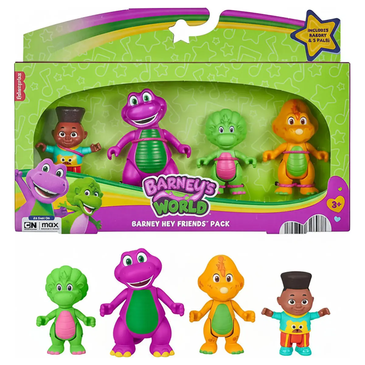 Barney's Hey Friends Figures (4 Pack) 1