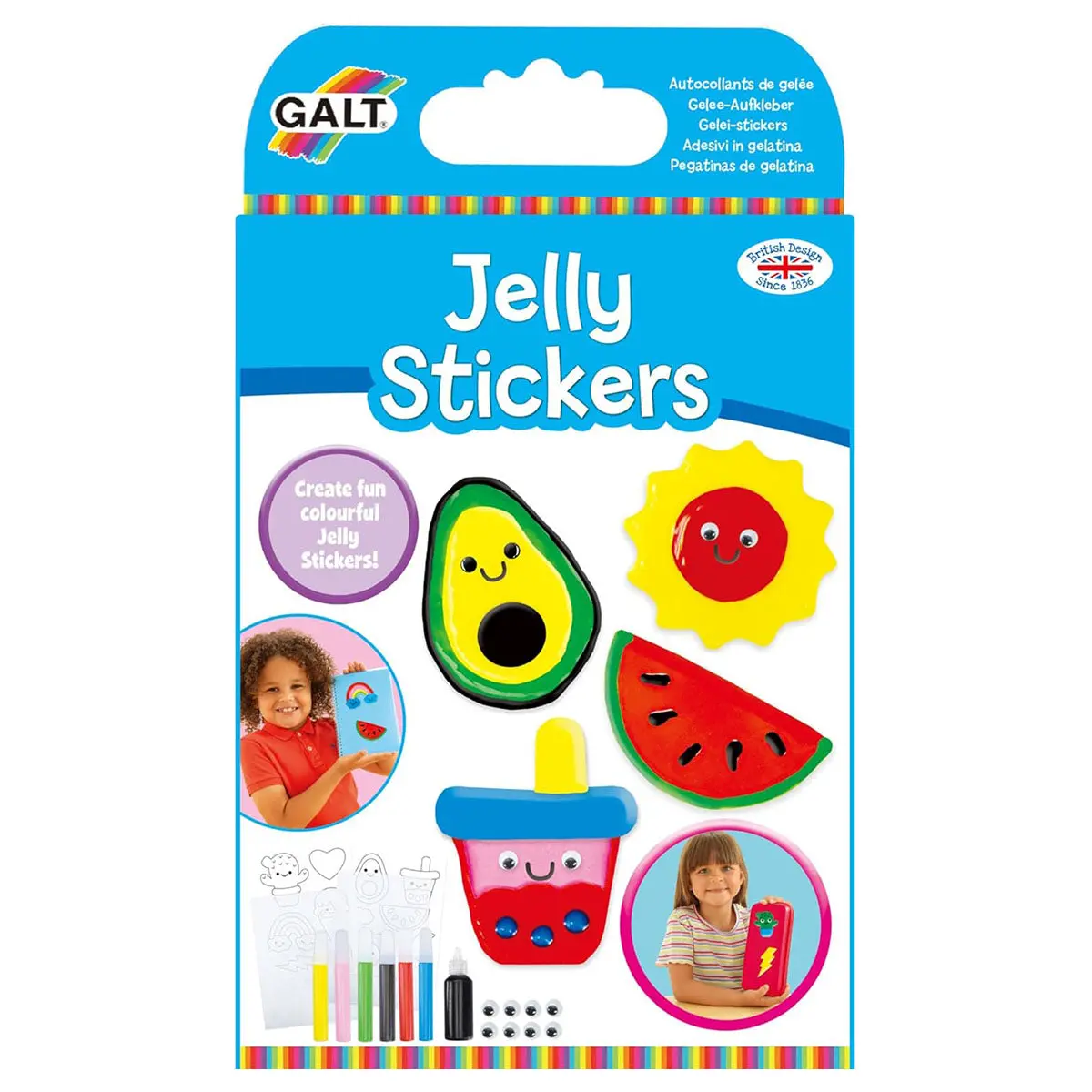 Galt Jelly Stickers Kit 1
