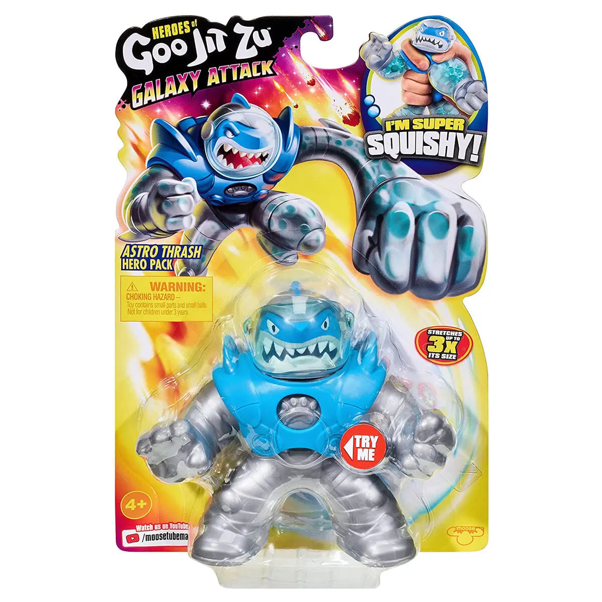 Heroes Of Goo Jit Zu Galaxy Attack Astro Thrash Stretch Figure 1