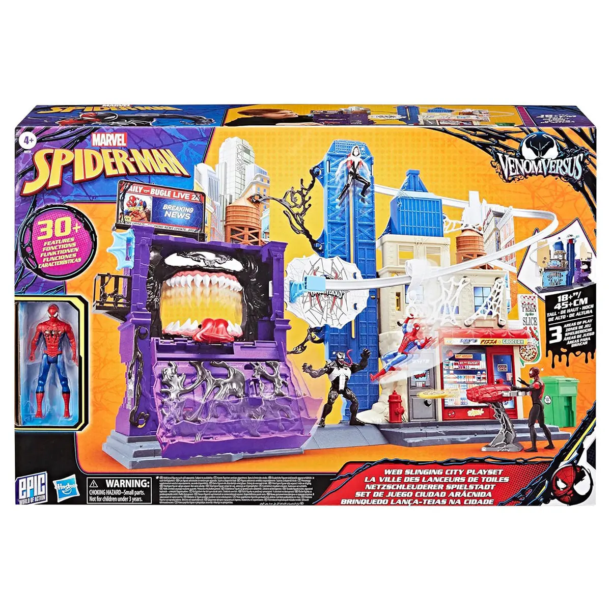 Marvel Spider-Man Venomversus Web Slinging City Playset 1