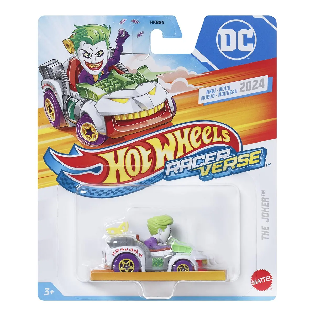 Hot Wheels Racer Verse: Dc Universe - The Joker Diecast Vehicle 1